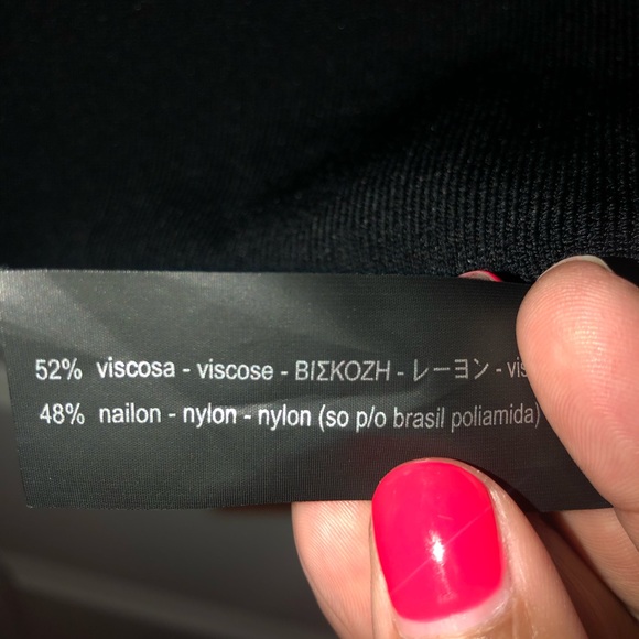 NEW!!! HP 🥳🥳Zara Black Low Cut Sweater with Ties - Picture 3 of 9